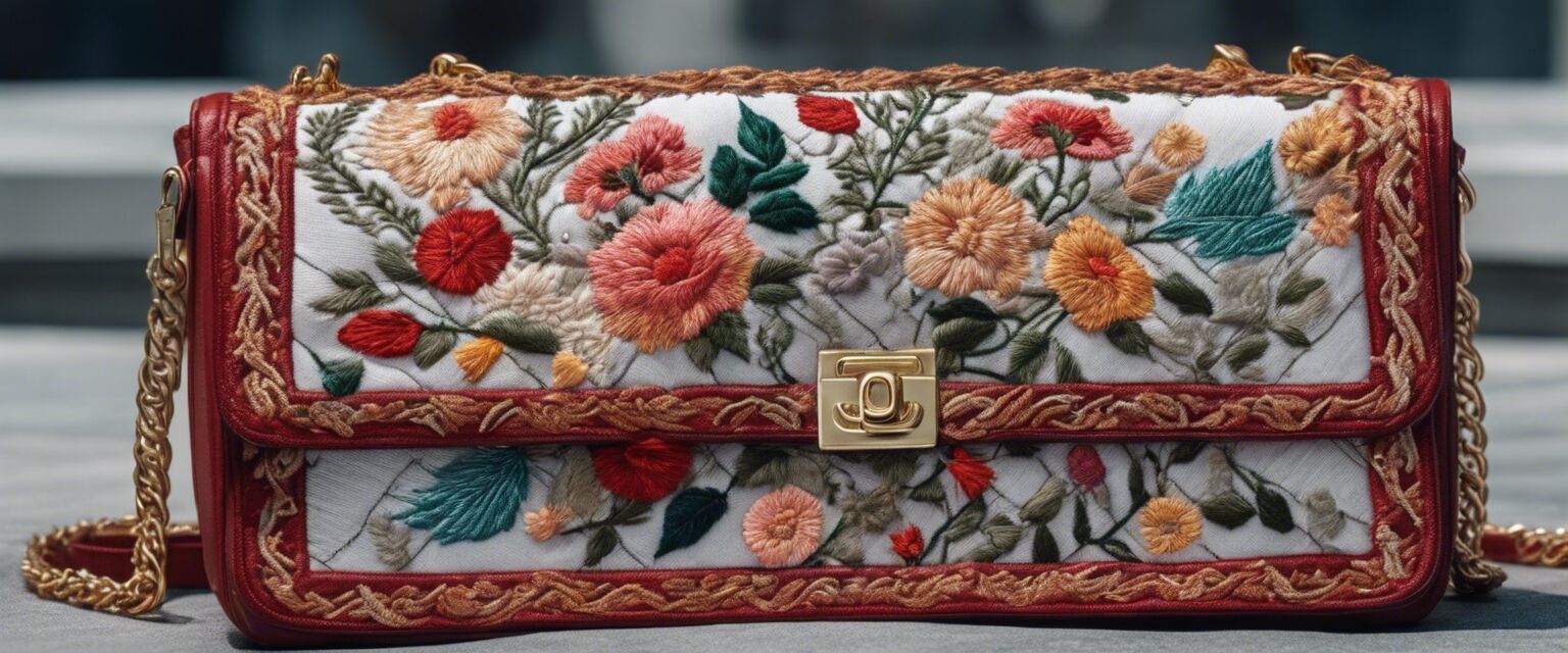 Caring for an embroidered handbag