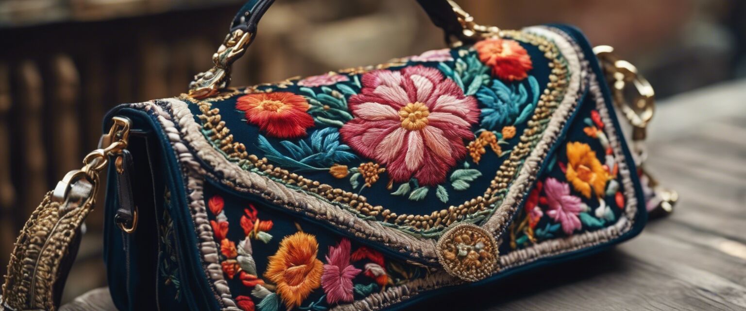 Embroidered Handbags