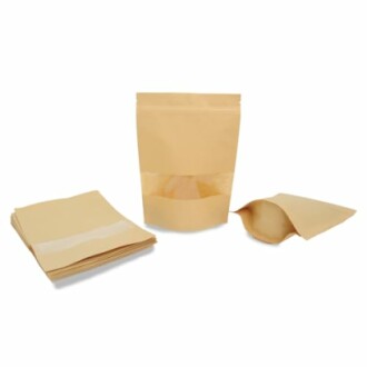 Eco-Friendly Kraft Paper Bags with Window