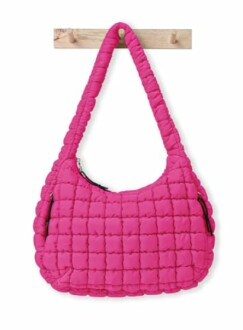 Womens' Lightweight Quilted Carryall GYM Tote Bag