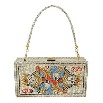 Pearl & She Diamond Women's Evening Clutch Bag